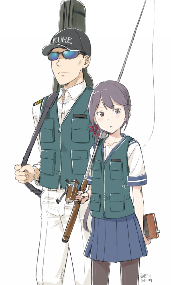 admiral and akebono (kantai collection) drawn by kawashina_(momen_silicon)