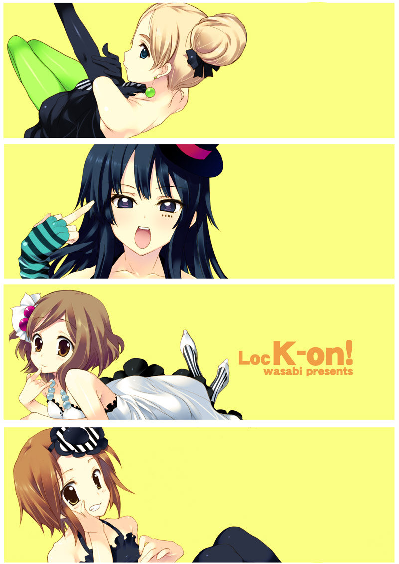 akiyama mio, hirasawa yui, tainaka ritsu, and kotobuki tsumugi (k-on!) drawn by tatami_to_hinoki