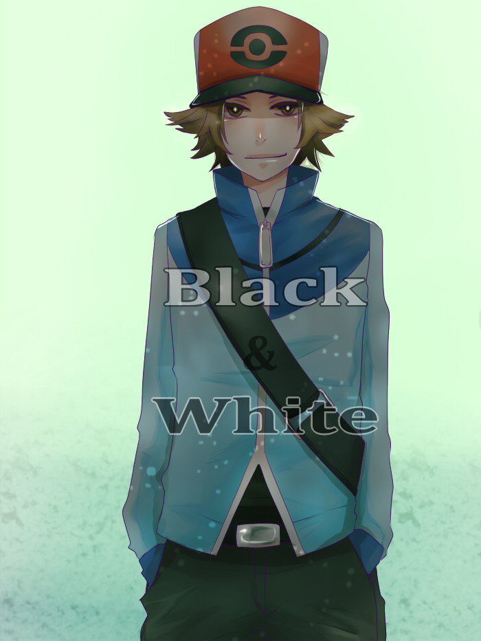 hilbert (pokemon and 1 more) drawn by bluuue