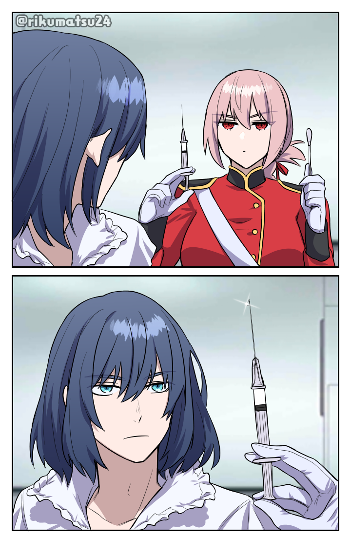 florence nightingale and oberon (fate and 2 more) drawn by rikumats