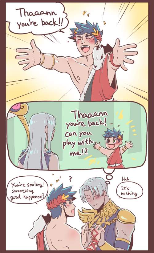 zagreus and thanatos (hades and 1 more) drawn by astraea_f
