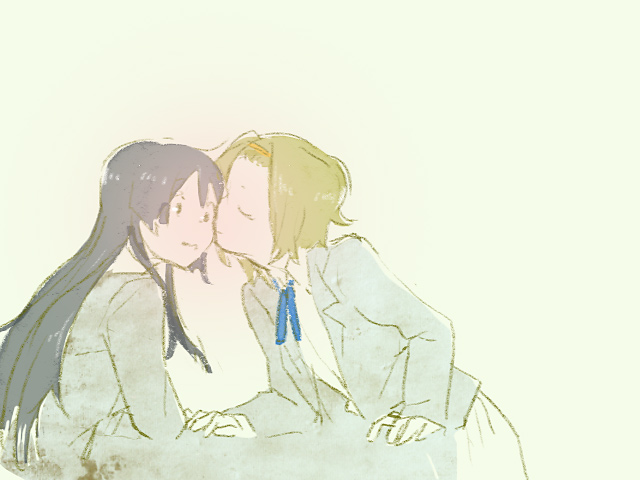akiyama mio and tainaka ritsu (k-on!) drawn by tamagogogo