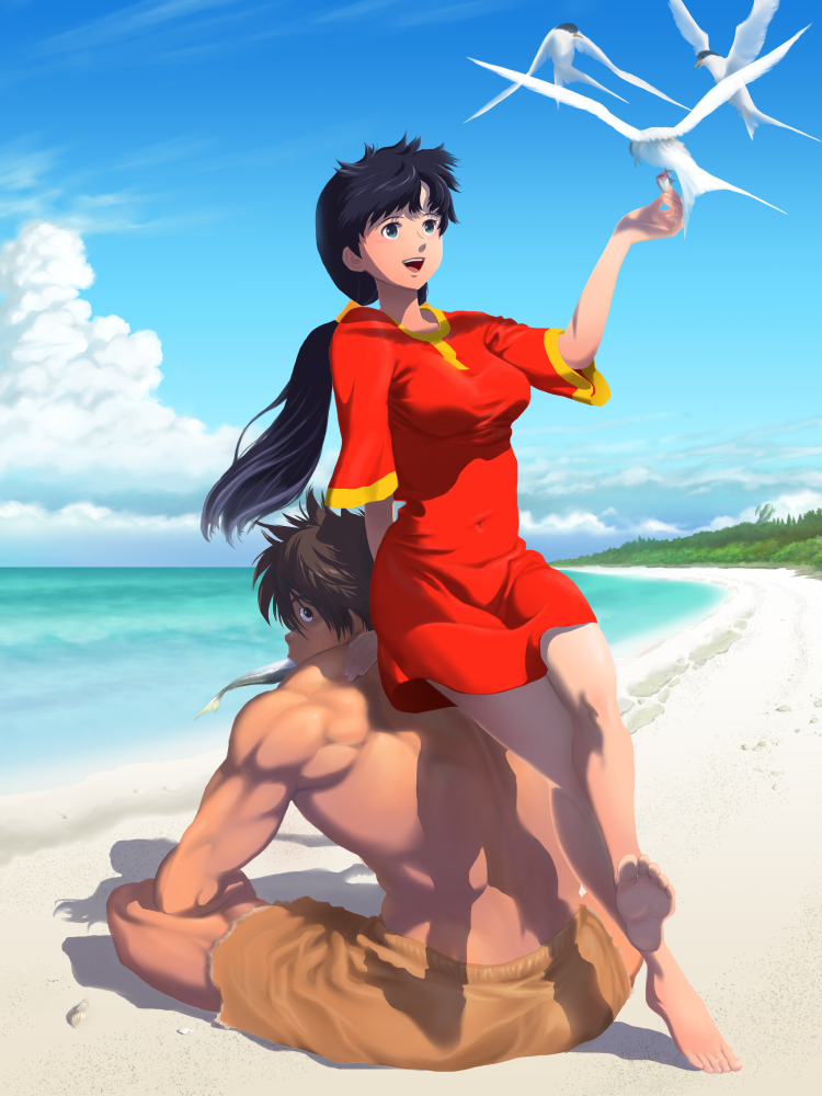 conan, lana, and tikki (mirai shounen conan) drawn by yas66