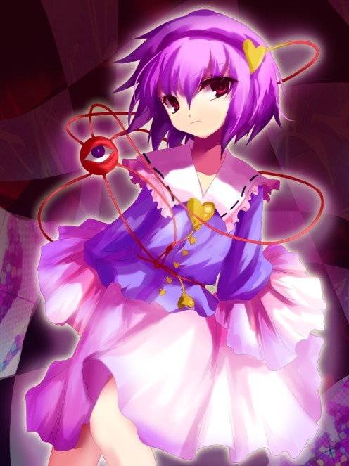 komeiji satori (touhou) drawn by kaze_yetworldview
