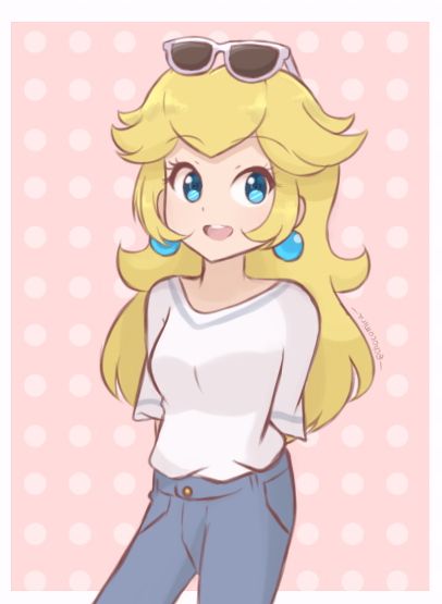 princess peach (mario and 1 more) drawn by chocomiru