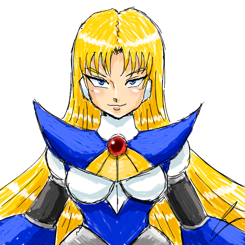berkana (mega man and 2 more) drawn by borockman