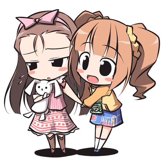 minase iori and takatsuki yayoi (idolmaster and 1 more) drawn by kagura_yuuki