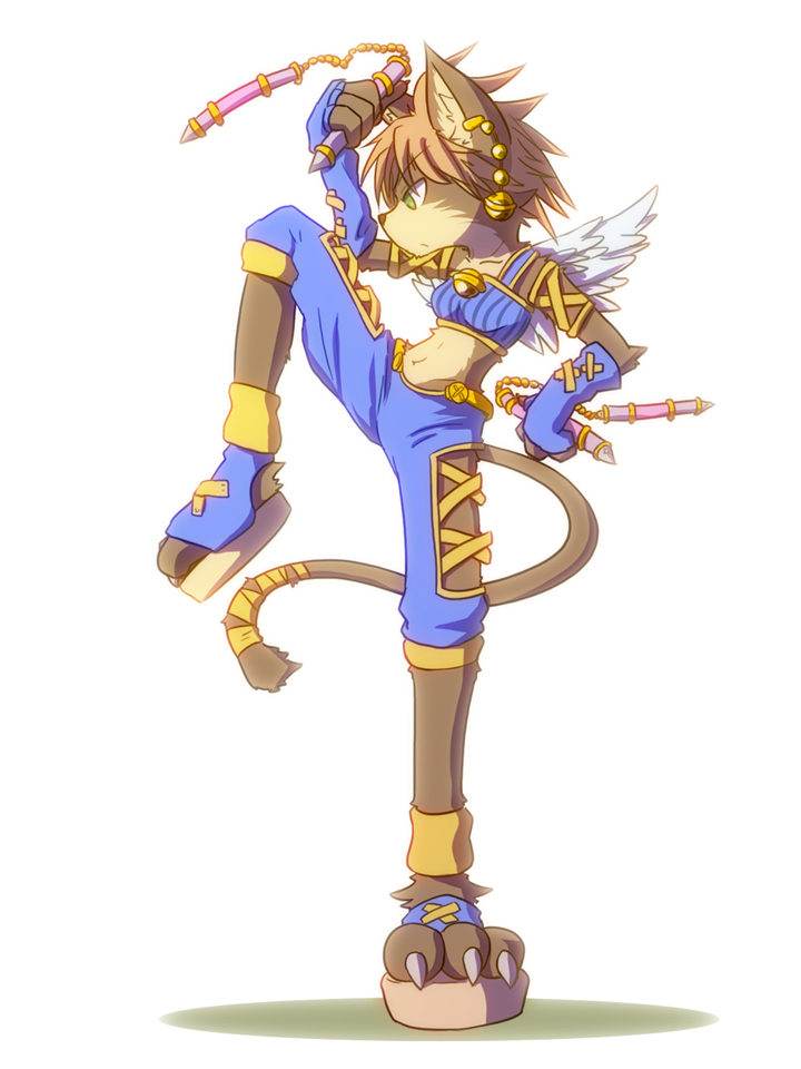 daena (seiken densetsu and 1 more) drawn by kemocha-han