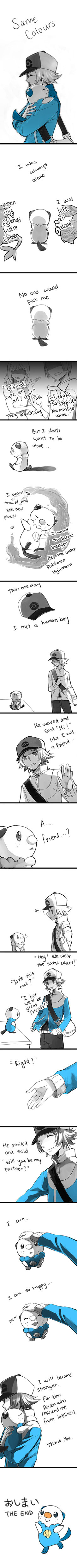 hilbert, oshawott, snivy, and tepig (pokemon and 1 more)