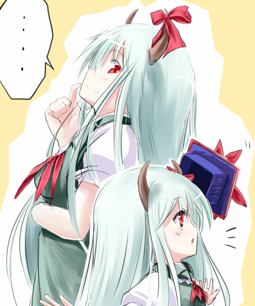 kamishirasawa keine and ex-keine (touhou) drawn by date_hajime