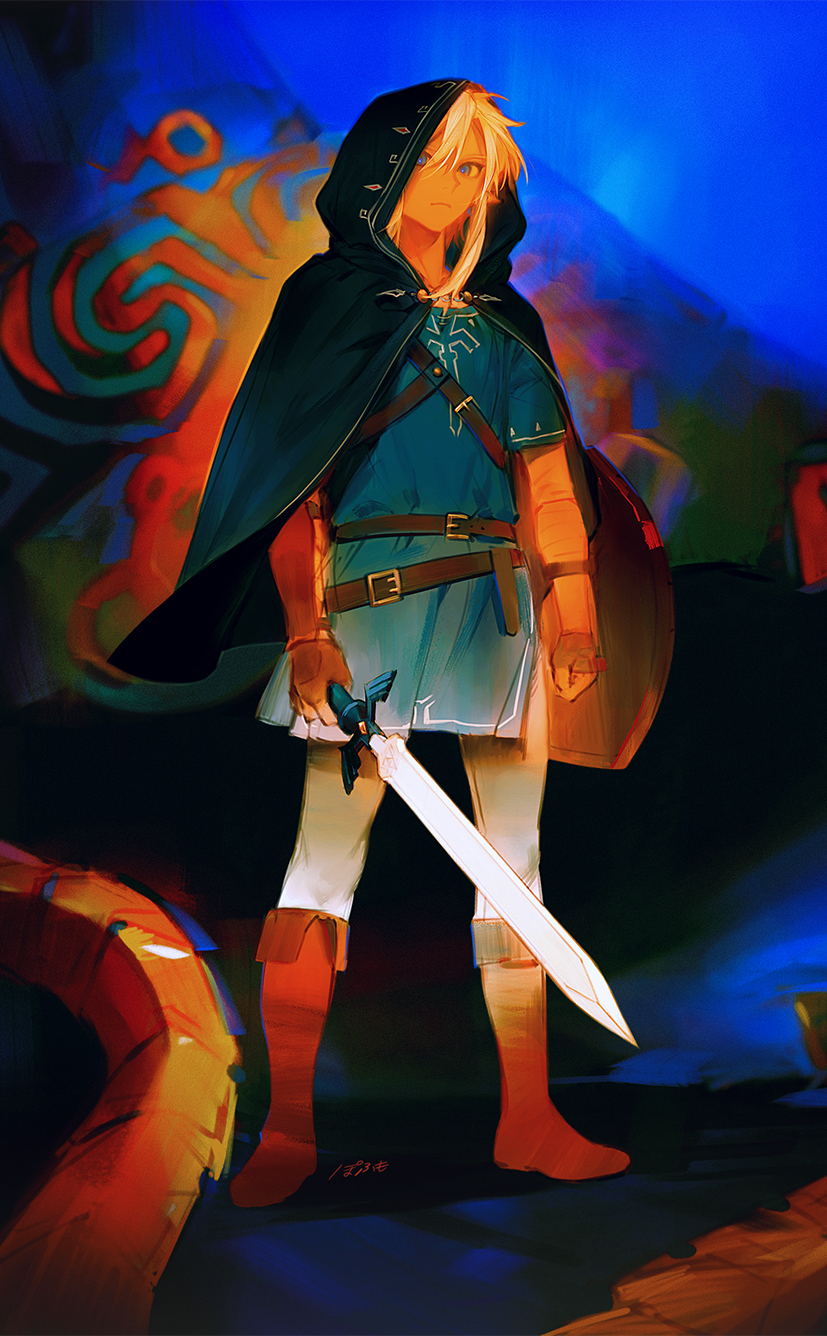 link (the legend of zelda and 1 more) drawn by pofu31