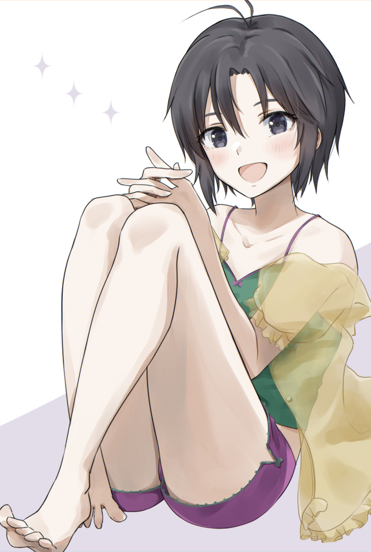 kikuchi makoto (idolmaster and 1 more) drawn by mogskg