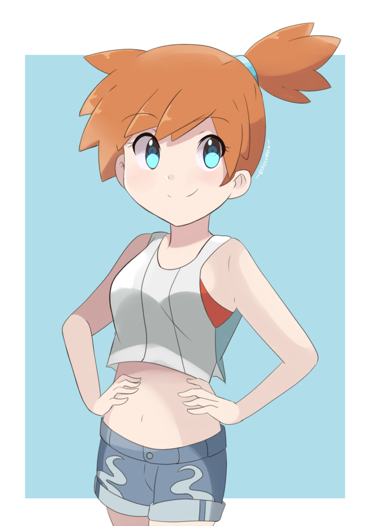 misty (pokemon and 1 more) drawn by chocomiru