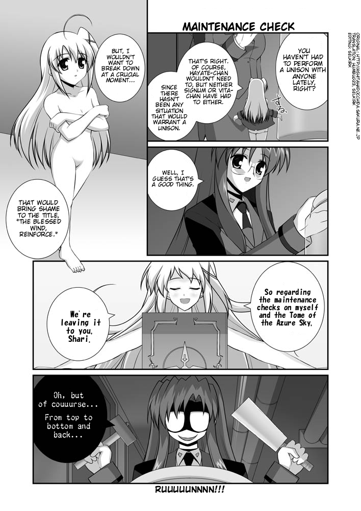 reinforce zwei and shario finieno (lyrical nanoha and 1 more) drawn by mikage_takashi