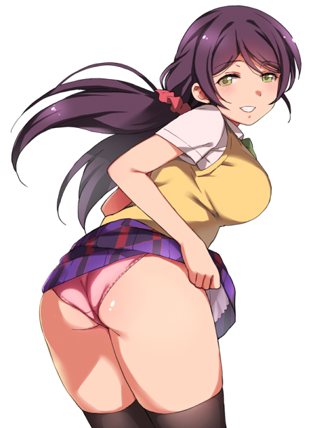 tojo nozomi (love live! and 1 more) drawn by duke_(inu_daimyou)