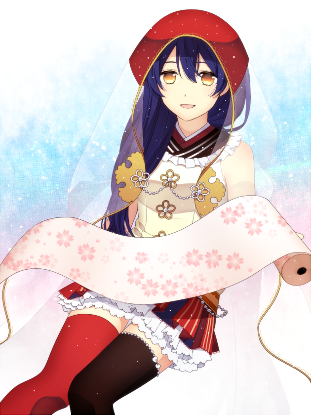 sonoda umi (love live! and 2 more) drawn by bshi_edayo