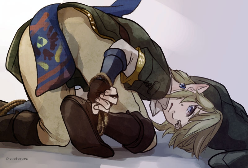 link (the legend of zelda and 1 more) drawn by suzuno_(kazahanasu)