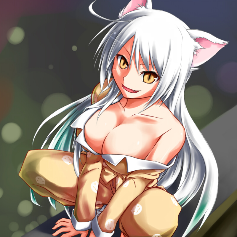 hanekawa tsubasa and black hanekawa (monogatari and 2 more) drawn by yasojima_nejiro