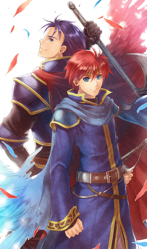 eliwood and hector (fire emblem and 1 more) drawn by nemupon_(goodlucky)