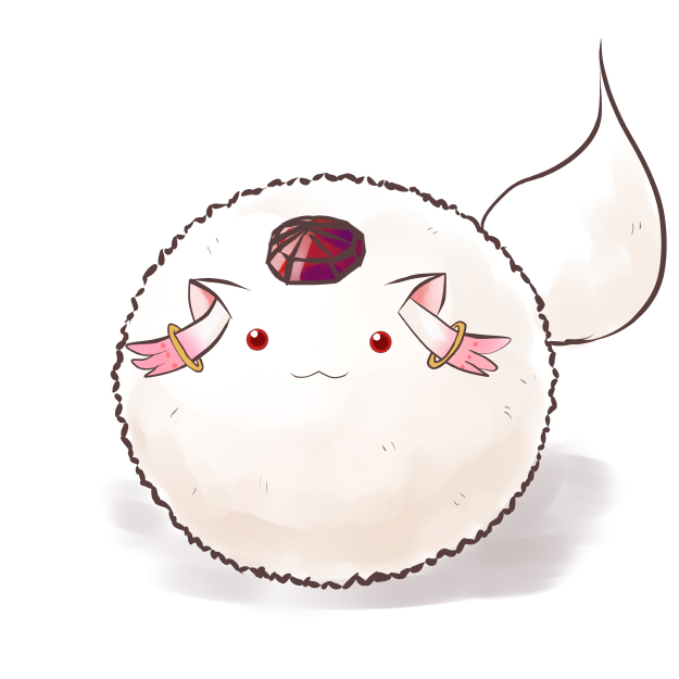 inubashiri momiji and kyubey (touhou and 1 more) drawn by yume_shokunin