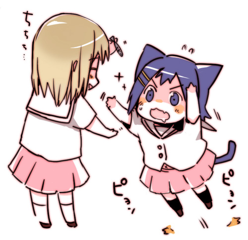 fukuji mihoko and ikeda kana (saki) drawn by takishima_asaka