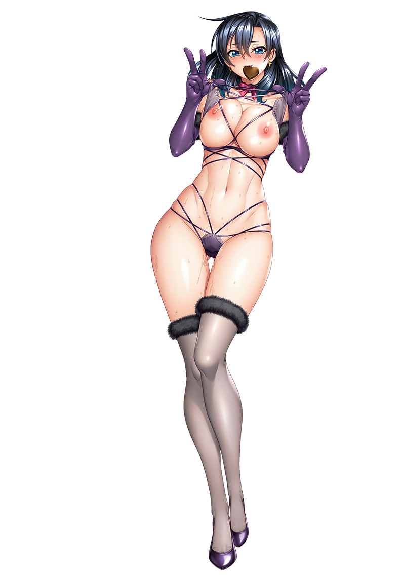 fuuma tokiko (taimanin and 1 more) drawn by kagami_hirotaka