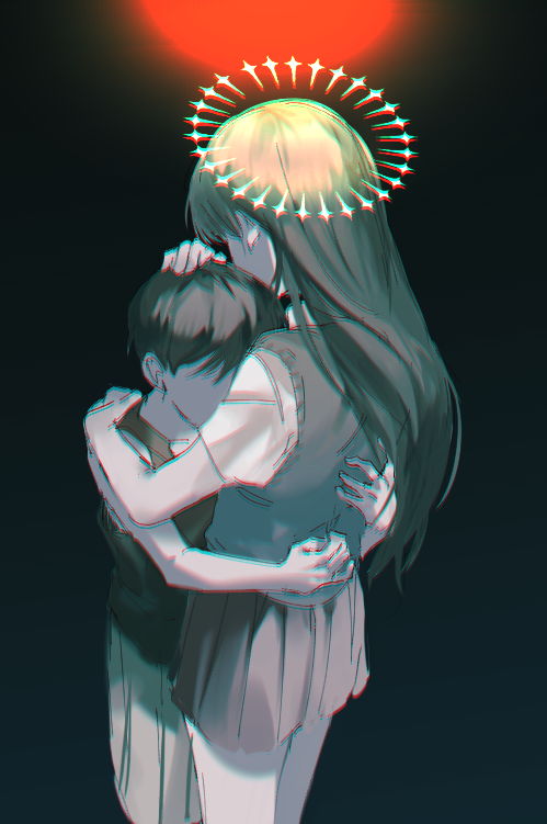 omori and mari (omori) drawn by ss_un17