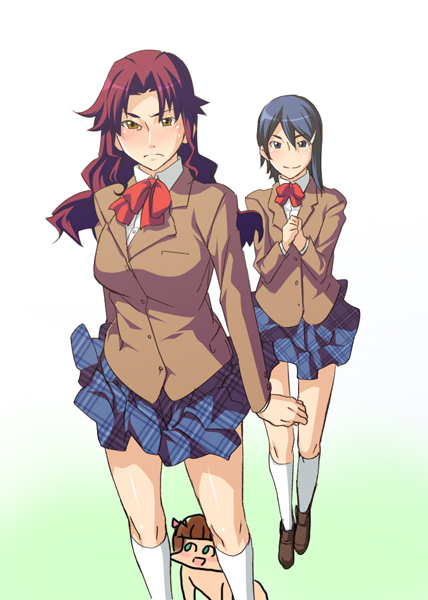 mizutani eri, nonowa, and ozaki reiko (idolmaster and 1 more) drawn by totokichi