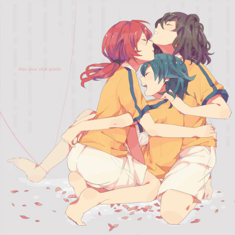 kirino ranmaru, shindou takuto, and kariya masaki (inazuma eleven and 1 more) drawn by tomare_(akashingou)
