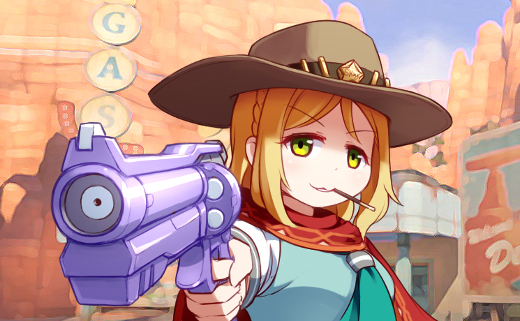 ohara mari and cassidy (love live! and 3 more) drawn by langbazi