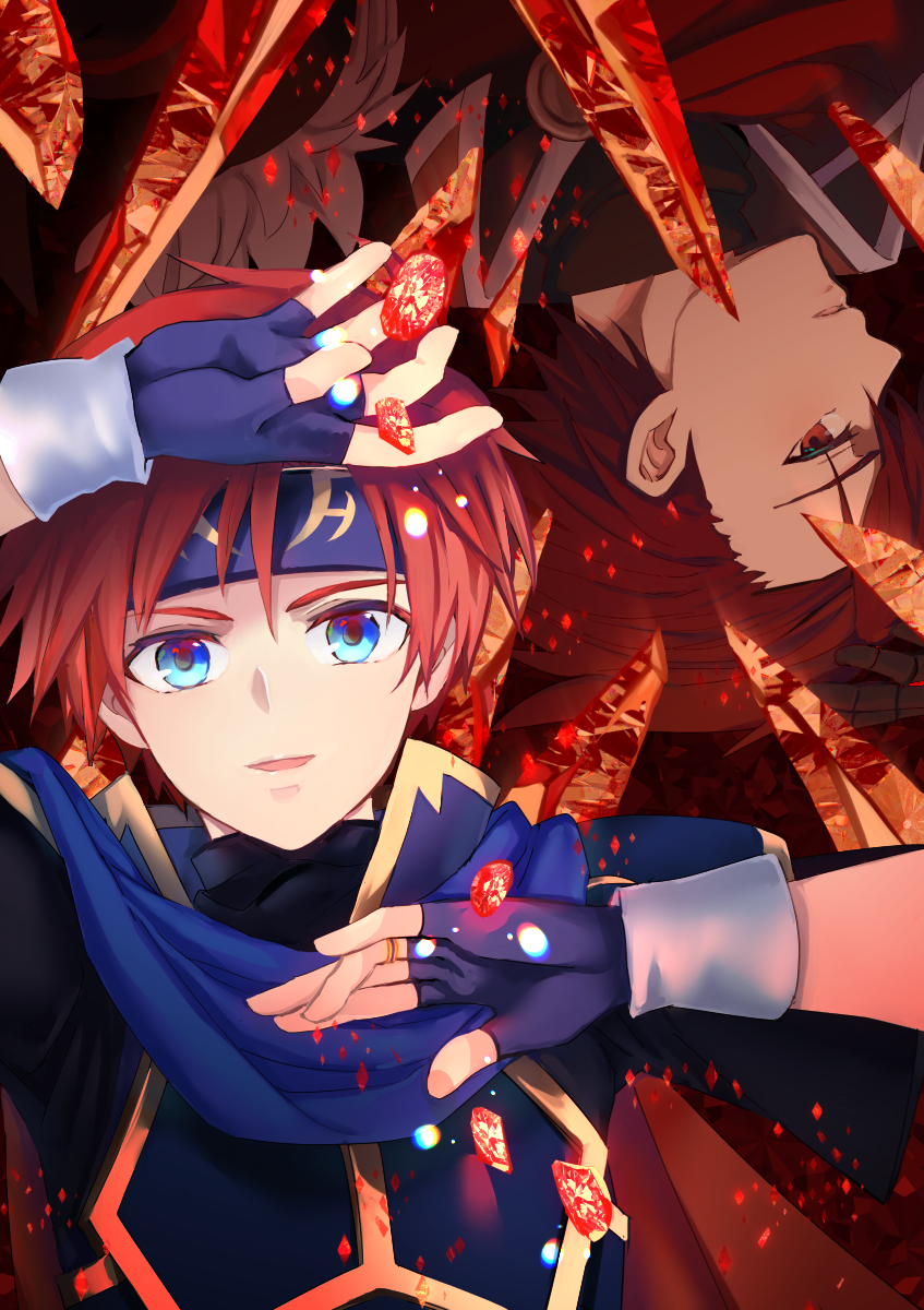 diamant and roy (fire emblem and 2 more) drawn by shoochiku_bai