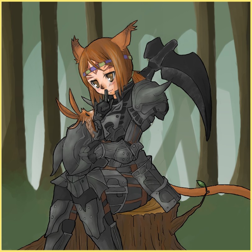adventurer and dark knight (final fantasy and 1 more)