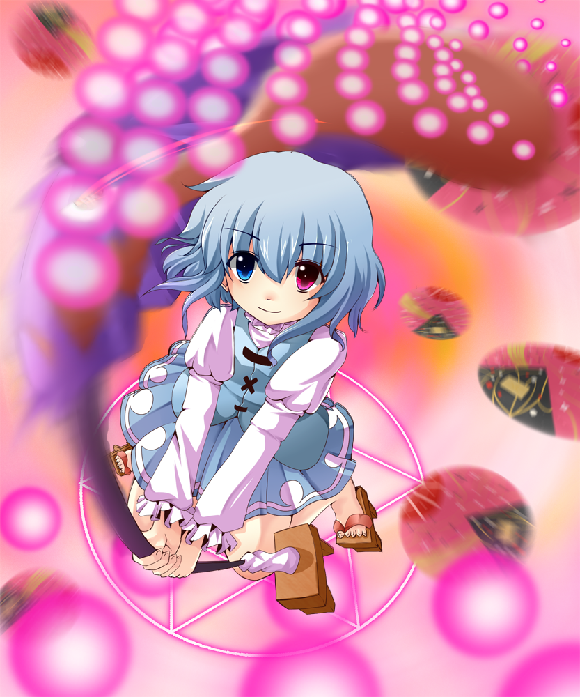 tatara kogasa (touhou and 1 more) drawn by hori_daikon