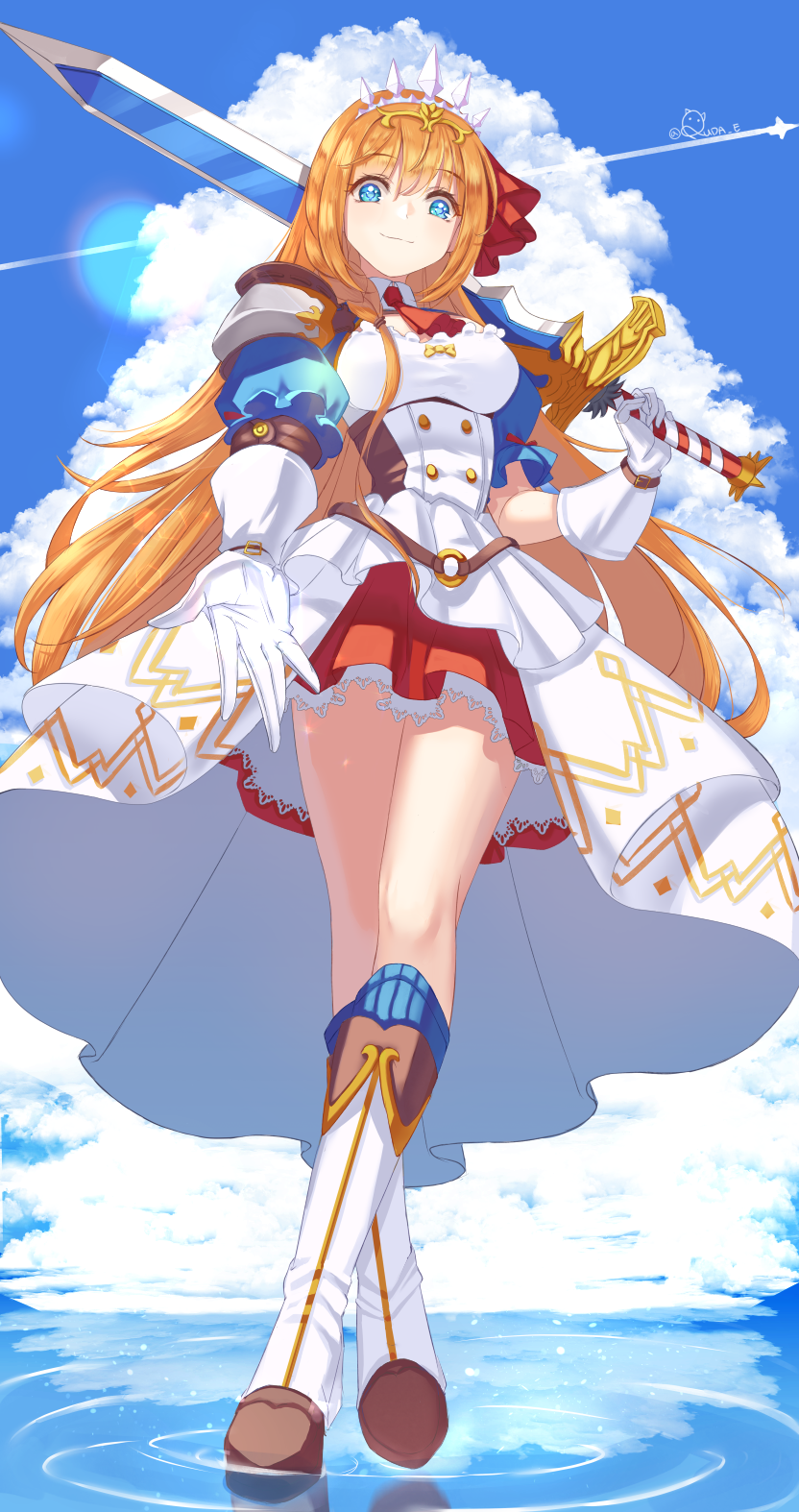 pecorine (princess connect!) drawn by ruda_(ruda_e)