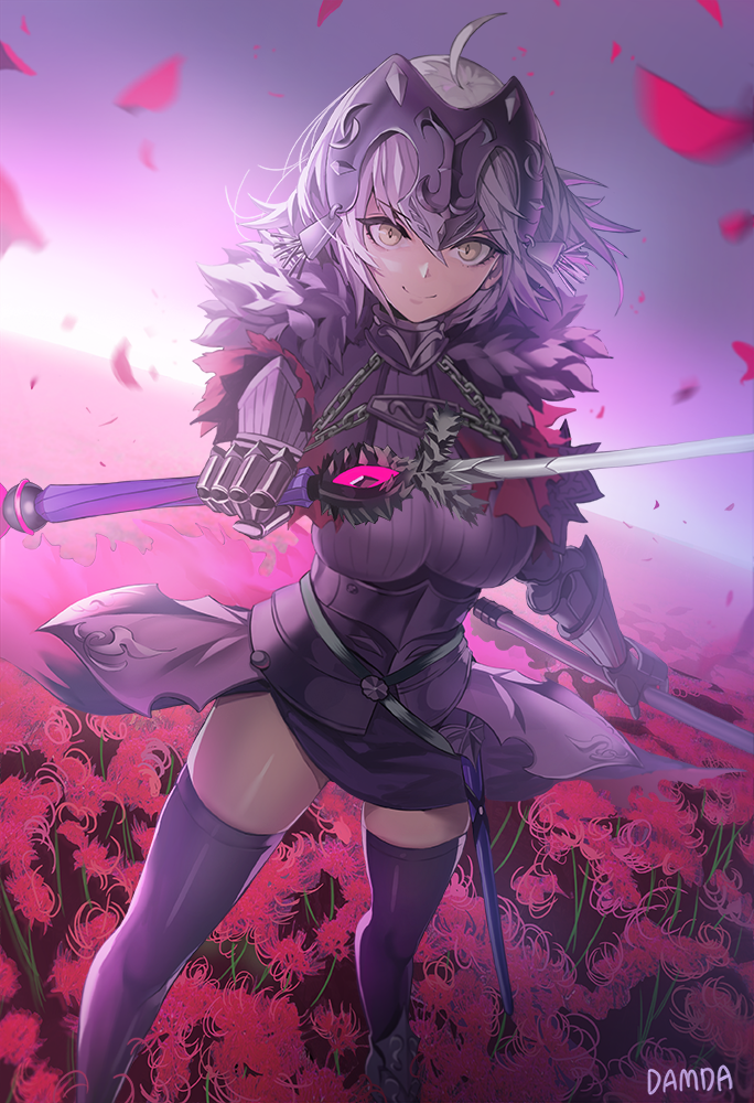 jeanne d'arc alter (fate and 1 more) drawn by damda