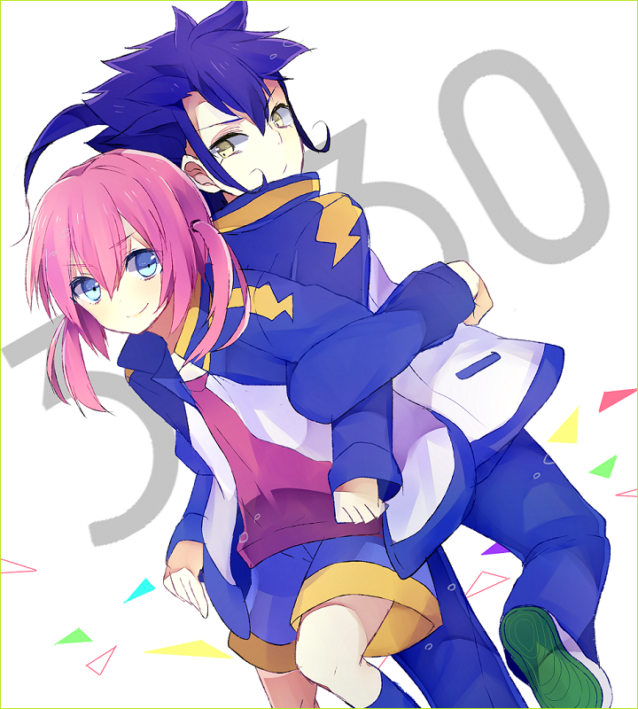 kirino ranmaru and tsurugi kyousuke (inazuma eleven and 1 more) drawn by shun47