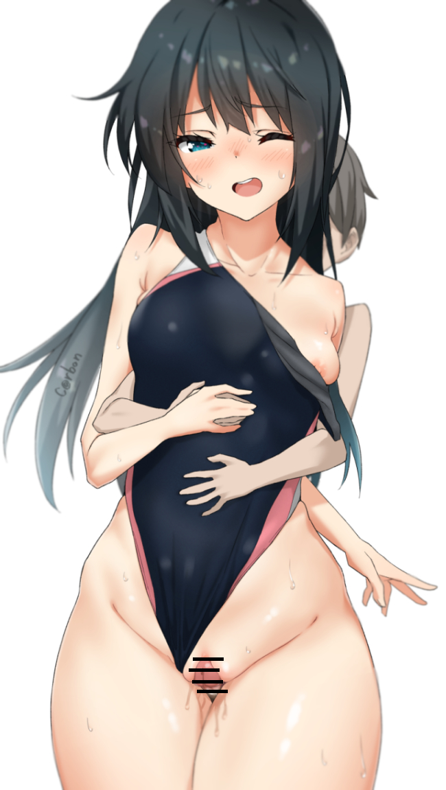 admiral, asashio, and little boy admiral (kantai collection) drawn by c@rbon