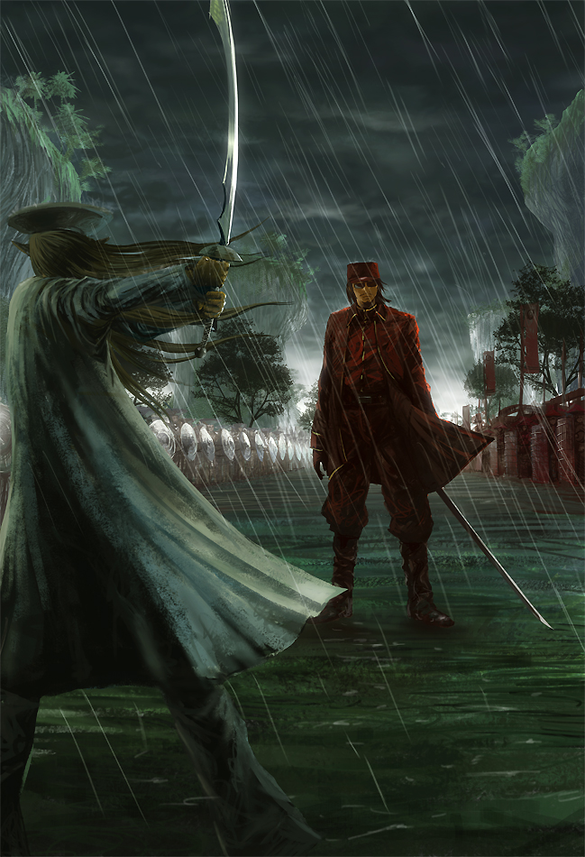 nagashima (pixiv fantasia and 1 more) drawn by noba