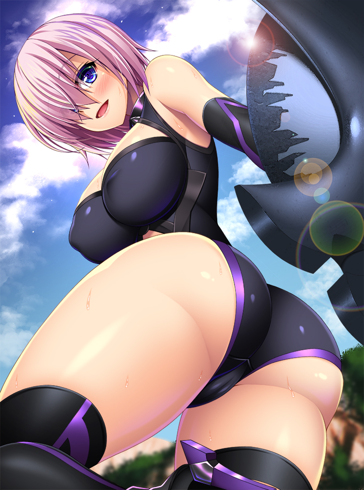 mash kyrielight (fate and 1 more) drawn by militia_minpei
