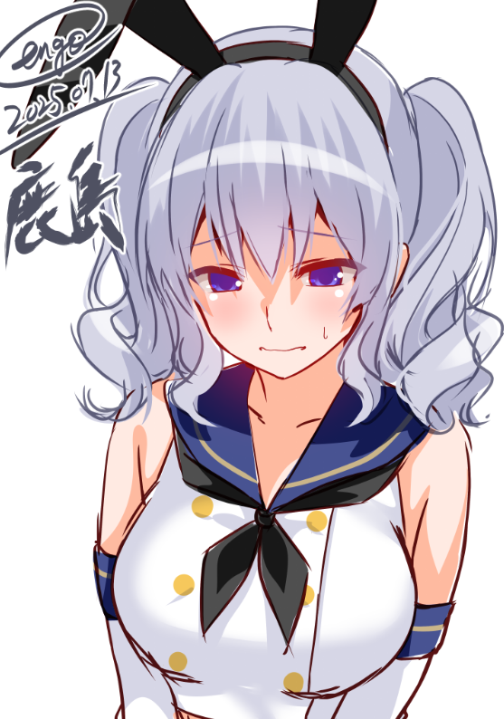 shimakaze and kashima (kantai collection) drawn by engo_(aquawatery)