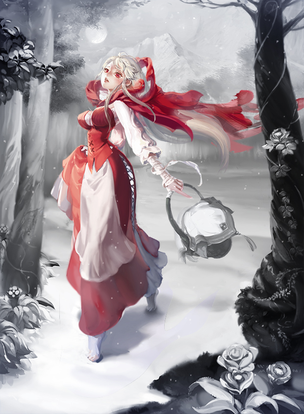 little red riding hood (original and 1 more) drawn by rio_(lamaran)