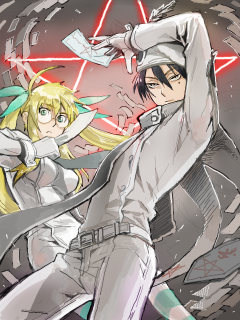 olmine and abe no seimei (drifters) drawn by indesign