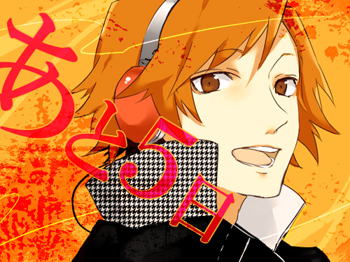 hanamura yousuke (persona and 1 more) drawn by arisaka_ako
