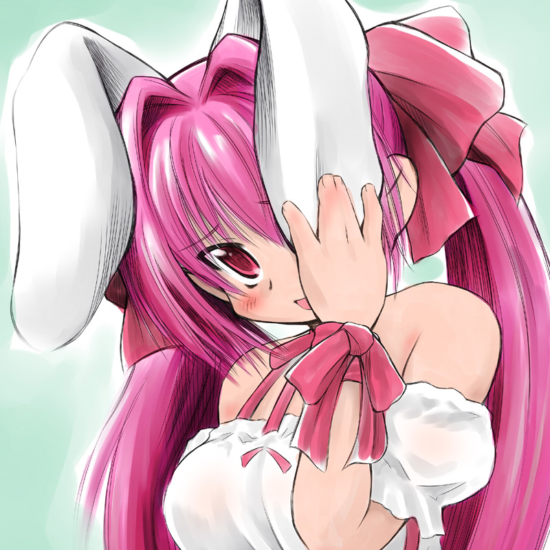 usada hikaru (di gi charat) drawn by akiba_nagito and saxyun