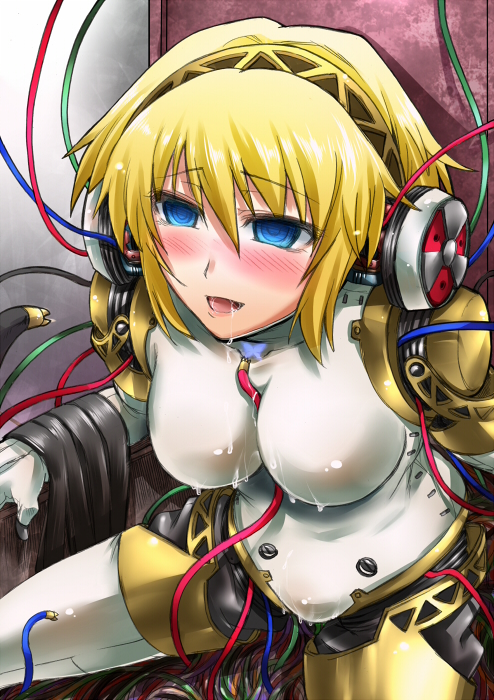 aigis (persona and 2 more) drawn by segami_daisuke