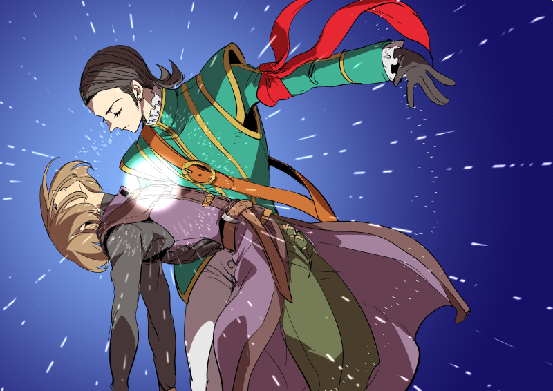 hero and sylvia (dragon quest and 2 more) drawn by katori_(katokichi)