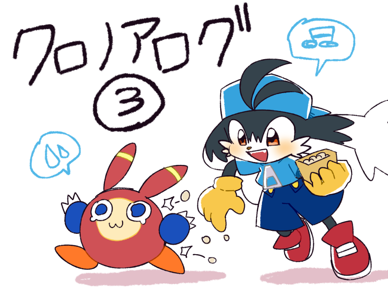 klonoa and moo (kaze no klonoa) drawn by koke_ojisan