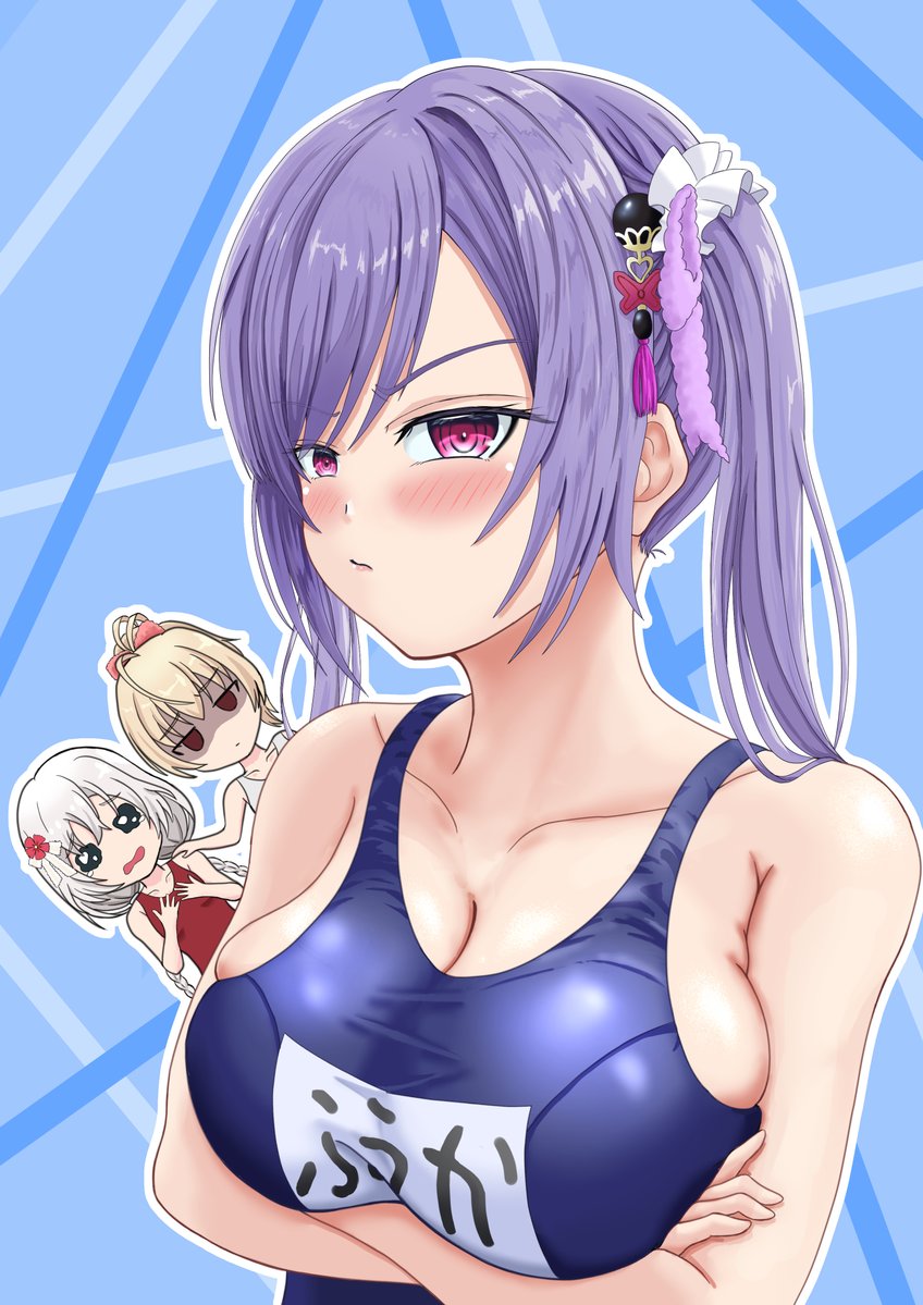 ando tazusa, matsumura fuuka, and shiozaki suzume (assault lily) drawn by nanatsuki_(nanatuki_4)