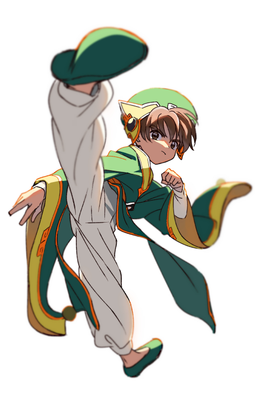 li syaoran (cardcaptor sakura) drawn by yoko.u