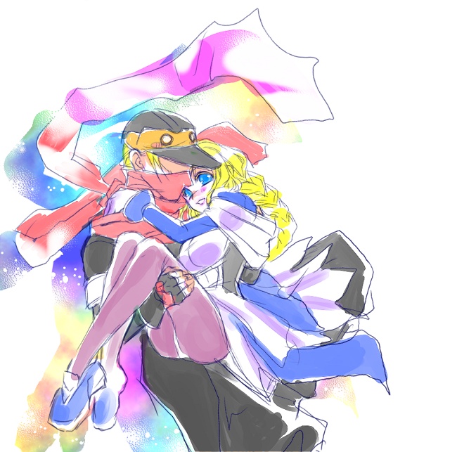 mary stuart and tenzou crossunite (kyoukaisenjou no horizon) drawn by catmesi